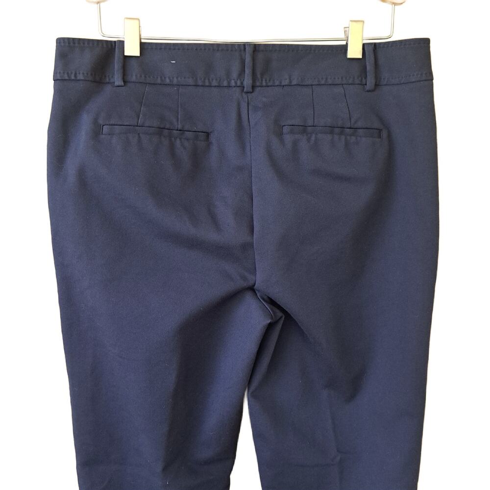 TALBOTS Navy Blue Hampshire Ankle Pant Size 8 Business Casual - Picture 8 of 9